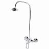 Душевая система Профсан ПСМ-510-017 (стойка, тропический душ, смеситель), однорычажный, хром фото