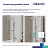 Душевой комплект с тропическим душем Milardo Ideal Spa ILSSB3FM76, хром фото