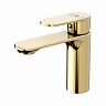 Смеситель для раковины с коротким изливом Fashun A1085-35, золото фото