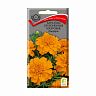 Семена цветов Бархатцы отклоненные махровые Мандарин Поиск, 0,4 г фото