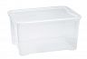 Ящик универсальный Econova Кристалл L, 555 x 390 x 290 мм, прозрачный фото