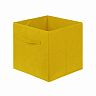 Короб для хранения Рыжий кот, 28 x 28 x 28 см, желтый фото