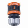 Коннектор для шлангов Plantic by Fiskars light, с металлическим фиксатором и аквастопом, 5/8 - 3/4" фото