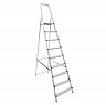 Стремянка Новая высота NV 1110, алюминиевая, 9 ступеней, 2,7 м фото
