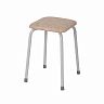 Табурет квадратный ЗМИ Пенек крепкий 224, бежевый фото