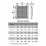 Разъемная регулируемая вентиляционная решетка Era 2020РРПН сер, пластиковая, 200 x 200 мм фото