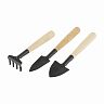 Набор садовых инструментов Palisad, деревянные рукоятки, 3 предмета фото