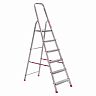 Стремянка Alumet ZZ406, стальная, 6 ступеней, 2 м фото Стремянка Alumet ZZ406, стальная, 6 ступеней, 2 м фото