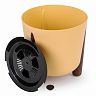 Горшок-кашпо Альтернатива Жардин, на ножках, 21 л, горчичный фото Горшок-кашпо Альтернатива Жардин, на ножках, 21 л, горчичный фото
