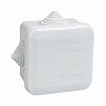 Коробка распаячная открытой установки IEK КМ41236, 70 x 70 x 40 мм, IP44, светло-серая фото