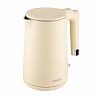 Чайник электрический Energy E-215, двойной корпус, 1,7 л, бежевый фото