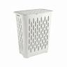 Корзина для белья Keeplex Light, с крышкой, 37 л, белое облако фото