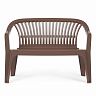 Скамейка со спинкой Альтернатива Престиж, 115 x 60 x 81 см, темно-коричневая фото Скамейка со спинкой Альтернатива Престиж, 115 x 60 x 81 см, темно-коричневая фото