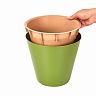 Горшок для цветов InGreen London, 10,5 л, оливковый фото