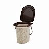 Ведро-туалет Альтернатива, 17 л, плетенка фото