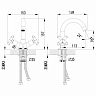 Смеситель для раковины Lemark Practica LM7507C, двухвентильный, хром фото