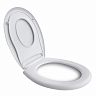 Сиденье для унитаза Orio КС-01, с детской вставкой, белое фото