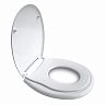 Сиденье для унитаза Orio КС-01, с детской вставкой, белое фото