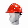 Каска защитная с храповым механизмом Исток Евро, оранжевая фото