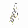 Стремянка профессиональная Alumet AS705, алюминиевая, 5 ступеней, 1,78 м фото