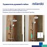 Душевая система с тропическим душем Milardo Ideal Spa ILSSBTHM06, с термостатом, хром фото