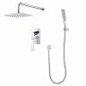 Душевая система Lemark Allegro LM5929CW, встраиваемая, однорычажная, хром/белая фото