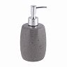 Дозатор для жидкого мыла Рыжий кот Пастель, керамика, серый фото
