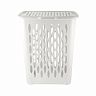 Корзина для белья Keeplex Light, с крышкой, 37 л, белое облако фото