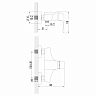 Смеситель для душа Lemark Unit LM4503C, однорычажный, хром фото