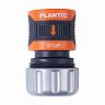 Коннектор для шлангов Plantic by Fiskars light, с металлическим фиксатором и аквастопом, 1/2 - 5/8" фото