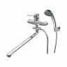 Смеситель для ванны с душем Профсан ПСМ-521-КТ/008, с длинным изливом, однорычажный, хром фото