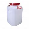 Канистра-бочка пластиковая Альтернатива, с крышкой и навесными ручками, горловина 215 мм, 60 л фото