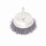Щетка для дрели Beorol, чашка со шпилькой, 65 мм, гофрированная проволока фото