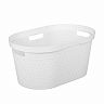 Таз Альтернатива Элемент, с ручками, овальный, 35 л, белый фото Таз Альтернатива Элемент, с ручками, овальный, 35 л, белый фото