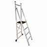 Стремянка профессиональная Alumet APE 1404, алюминиевая, 4 ступени, 2,21 м фото