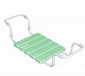 Сиденье в ванну раздвижное Violet, пластиковое, металлический каркас, салатовое фото