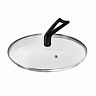 Крышка стеклянная Mallony Vetro-Special, металлический ободок, паровыпуск, 22 см фото