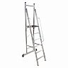 Стремянка профессиональная Alumet APE 1406, алюминиевая, 6 ступеней, 2,76 м фото