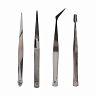 Пинцеты Park, нержавеющая сталь, набор 4 шт фото