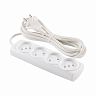 Удлинитель Engy Премиум, ПВС 2 x 0,75 мм, 4 розетки, 3 м, белый фото Удлинитель Engy Премиум, ПВС 2 x 0,75 мм, 4 розетки, 3 м, белый фото