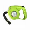 Поводок-рулетка для собак Рыжий кот, с фонариком, 5 м, микс фото