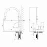 Смеситель для кухни Lemark Comfort LM3075BN-White, с гибким изливом и подключением к фильтру фото