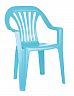 Стул детский Пластишка, 370 x 360 x 550 мм, голубой фото