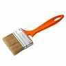 Кисть плоская фасадная Акор Эксперт, смешанная щетина, пластиковая ручка, 70 x 12 мм фото