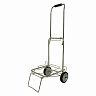 Тележка хозяйственная Рыжий кот, металлические колеса, 39 x 32,5 x 101 см, до 70 кг, хромированная фото