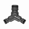 Тройник для соединения и наращивания шлангов Gardena Профи фото