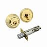 Замок врезной Нора-М D1, ключ/фиксатор, 3 ключа, золото фото