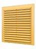 Вентиляционная решетка Era 1313С беж, пластиковая, с сеткой, 138 x 138 мм фото