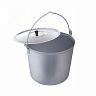 Ведро алюминиевое пищевое Scovo, с крышкой, 10 л фото