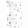 Смеситель для ванны с душем Lemark Partner LM6542C, двухвентильный, хром фото